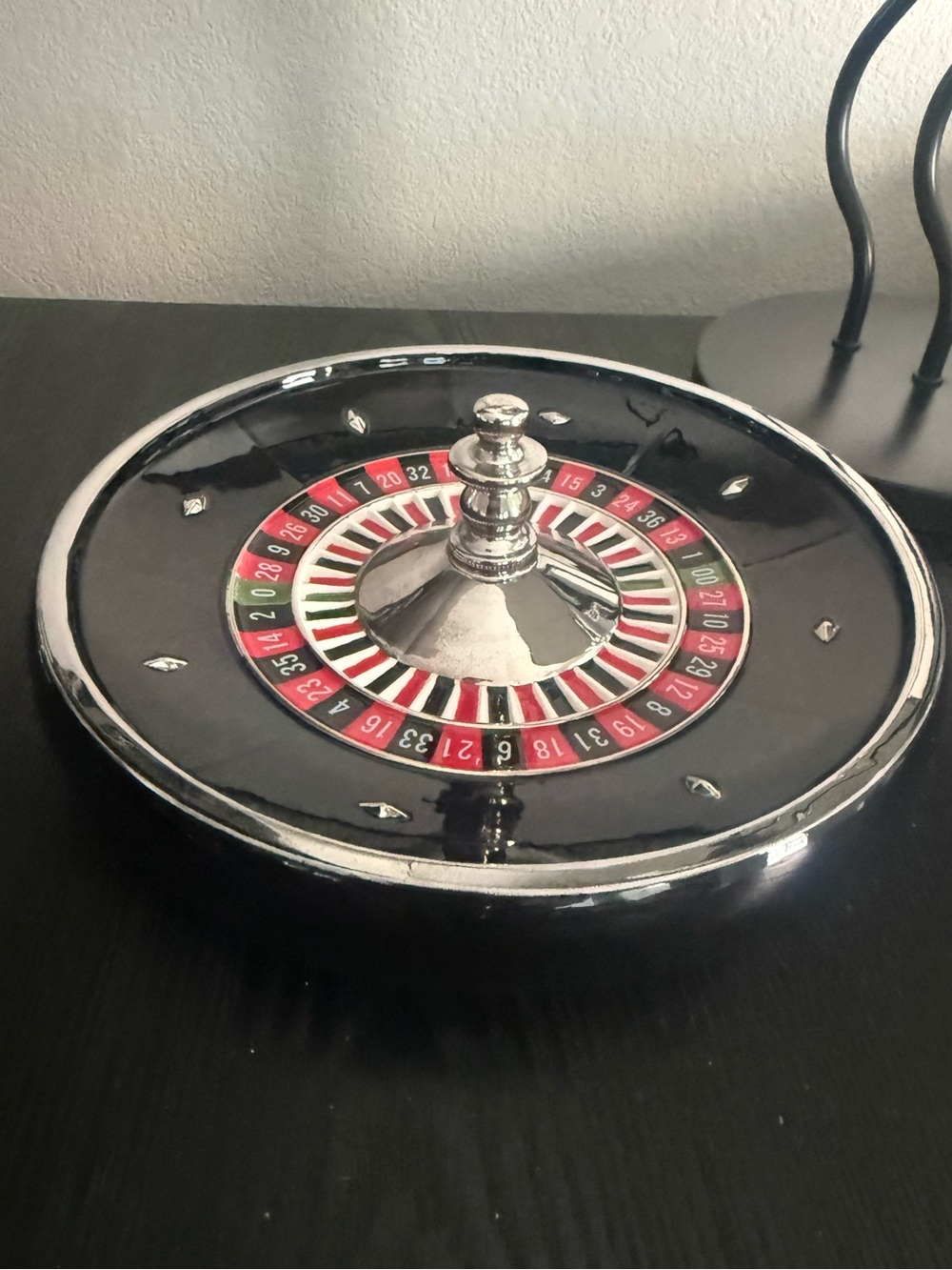 Christopher Radko Viva Las Vegas Roulette Serving Tray Platter